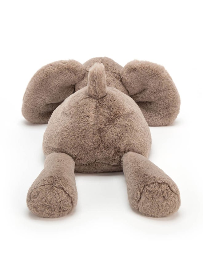 Jellycat فيل سمودج المحشو – لعبة محشوة ناعمة بأرجل كوردية، هدية عيد الحب لطيفة للأطفال والبالغين، مجموعة جليكات، 5 سم - Image 2